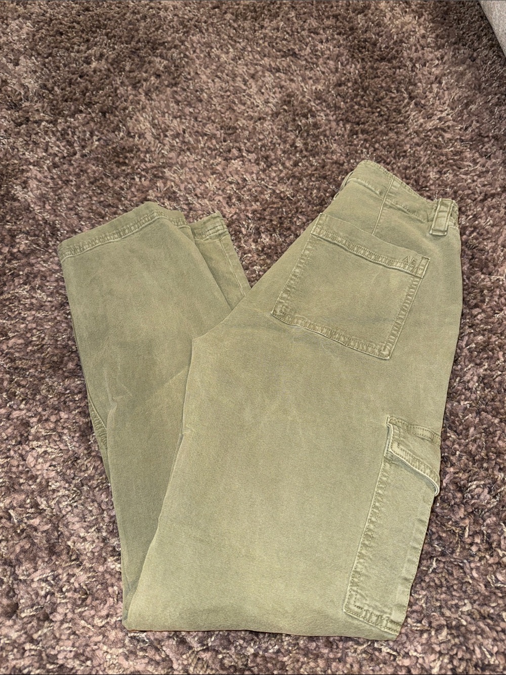 American Eagle Outfitters Olive Green Boyfriend Jeans